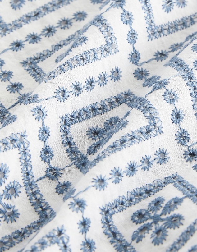 NEXT - Broderie Short Sleeve Shirt
