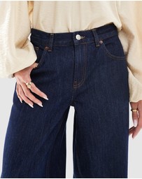 TOPSHOP - Cinch Low Rise Relaxed Jeans