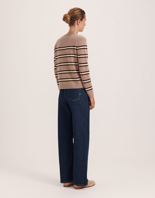 SABA - Nora Wool Cashmere Stripe Knit