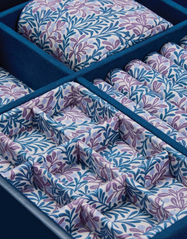Wolf - WOLF Sophia Jewellery Box with Window Indigo Fruit Botanical
