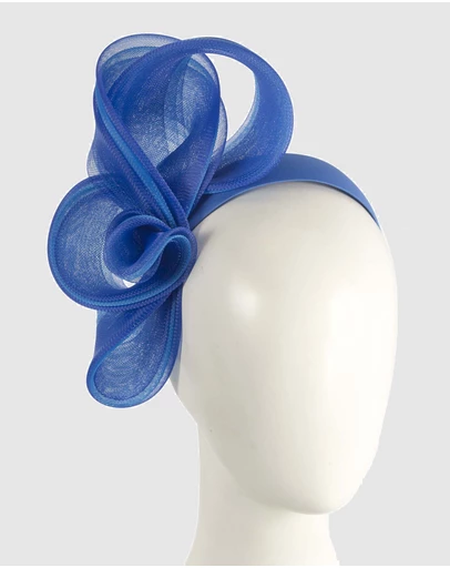 Fillies Collection - Bespoke Blue Racing Fascinator