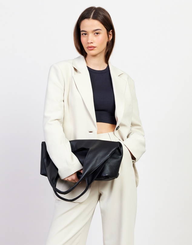 SABEN - Kip Shoulder Bag Black Lightly Milled