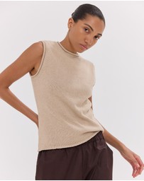 Cloth & Co. - The Rolled Edge Tank | Dune