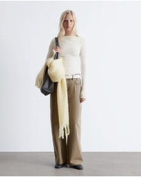 & Other Stories - Ruched Boatneck Top