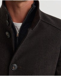 Oxford - Dunbar Herringbone Wool Coat