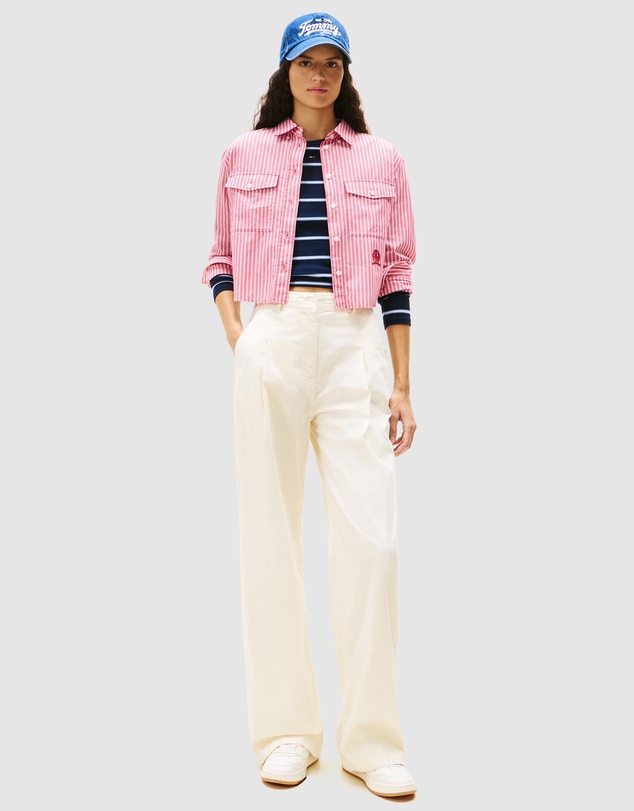 Tommy Jeans - Claire Wide Leg Chino Pants