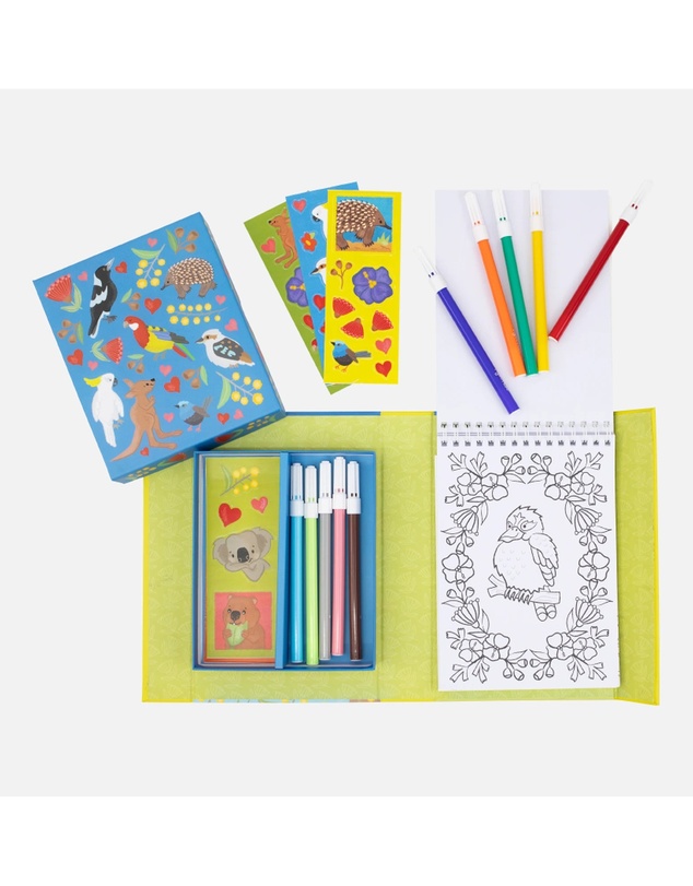 Tiger Tribe - Colouring Set Aussie Animals