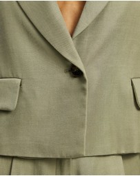 Emme - SALVIA CROPPED BLAZER