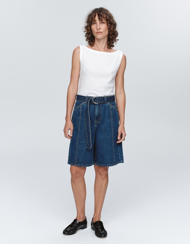 Marle - Belted Jean Shorts