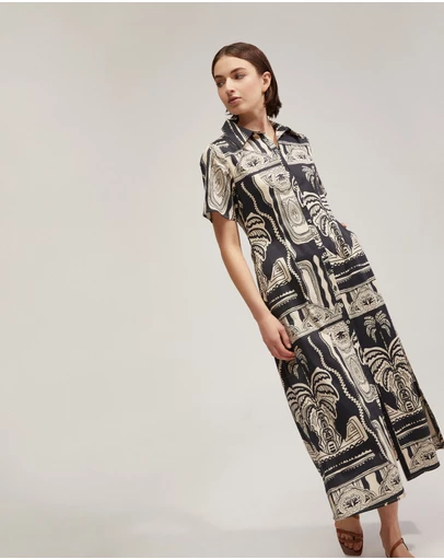 Oxford - Jasmine Printed Shirt Dress