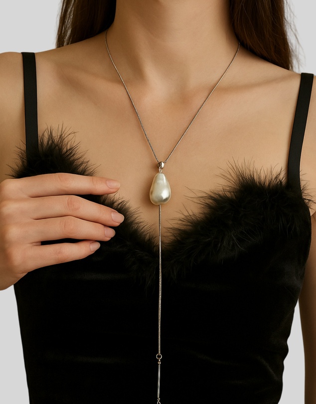 KAJA Clothing - Pearl Pendant Necklace