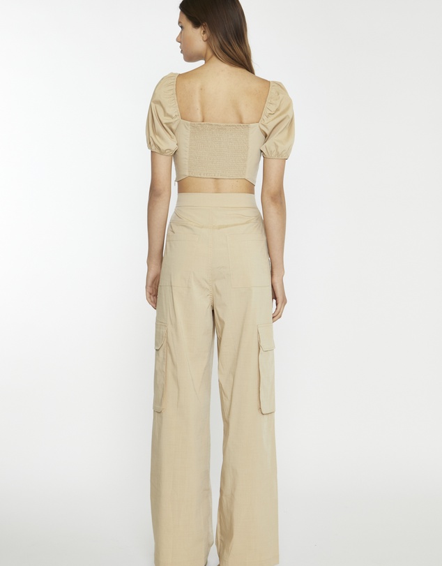 Glamorous - Puff Sleeve Corset Top