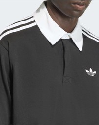 adidas Originals - 3-STRIPES RUGBY LONGSLEEVE POLO Mens