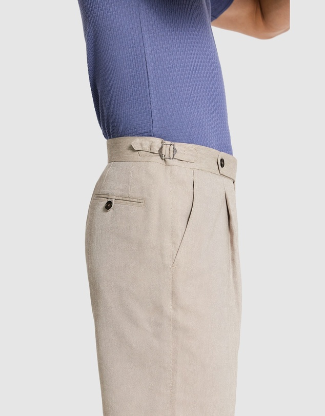 Tarocash - Marvel Pleat Linen Short