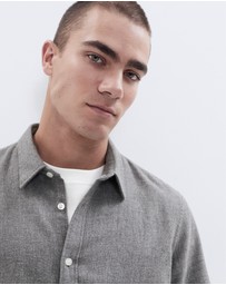 UNISON - Brushed Cotton L/S Regular Fit Shirt