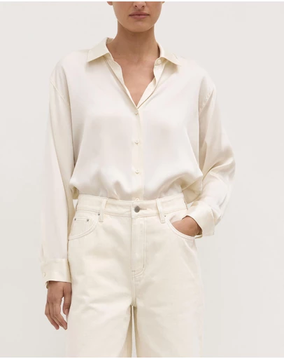 Assembly Label - Pippa Silk Long Sleeve Shirt