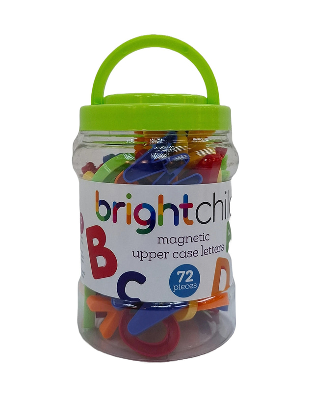 Bright Child - Magnetic Upper Case Letter Tub