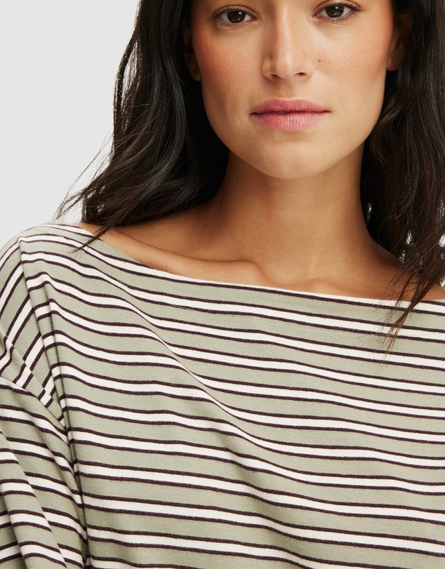 Cotton On Body - Dreamy Soft Flare Pants Boatneck Long Sleeve Set