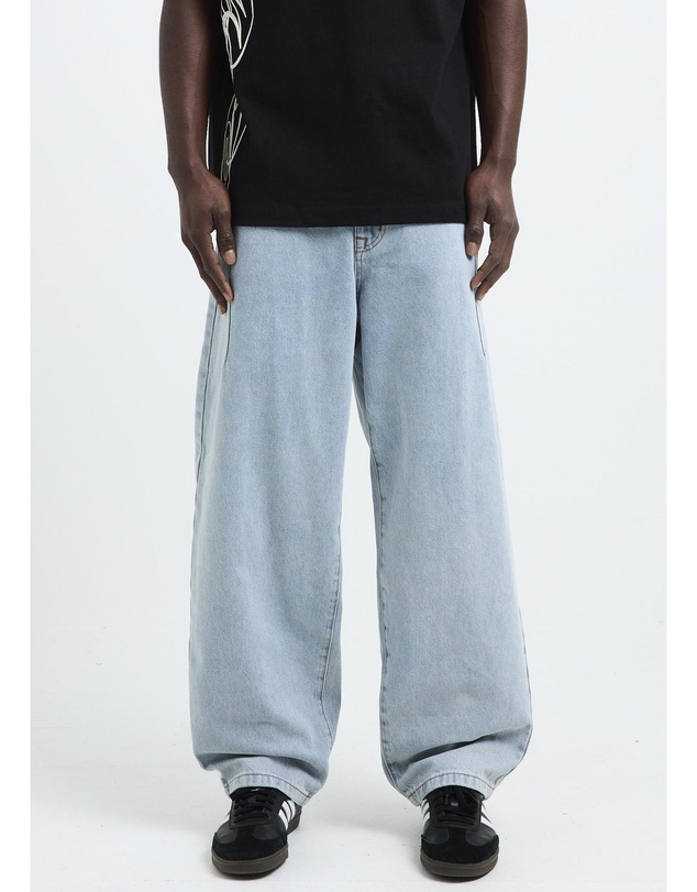 Black Noise White Rain - Raven Relaxed Denim Jeans