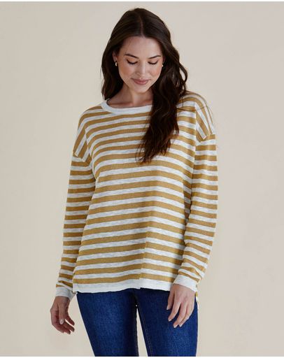 Gold Lurex Stripe