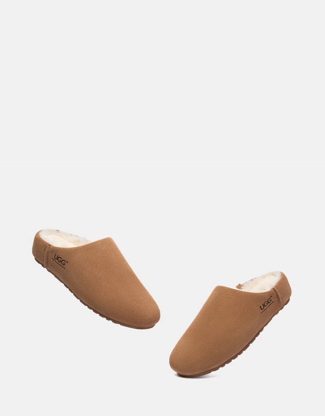 EVERAU - Australian Shepherd Ugg Somni Cow Suede Upper Loafer Oxfords Flats