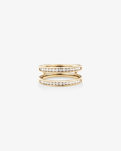 Michael Hill - Evermore Enhancer Ring with 0.40 Carat TW Diamonds in 14kt Yellow Gold