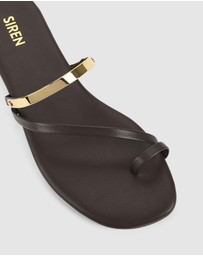 Siren - Miles Strappy Flat Sandals