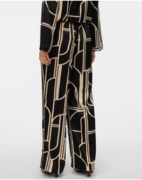Vero Moda - Hadley Printed Wide-Leg Pants