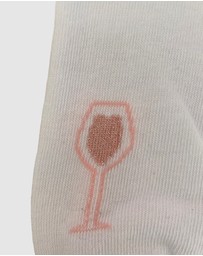 High Heel Jungle - Rosé Tinted Glasses Sock