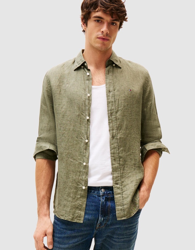 Tommy Hilfiger - Regular Fit Pure Linen Shirt