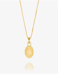 Rachel Jackson - Mini You Are My Sunshine Necklace Gold