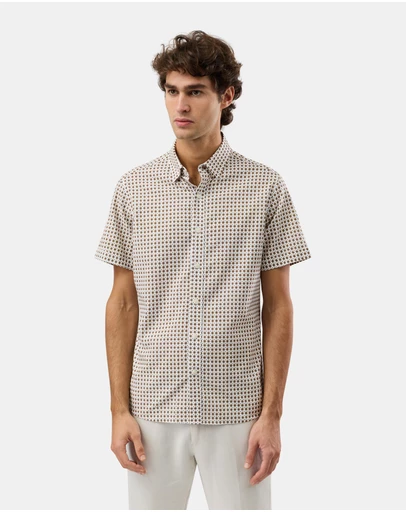 Brooksfield - Casual Shirt Short Sleeve