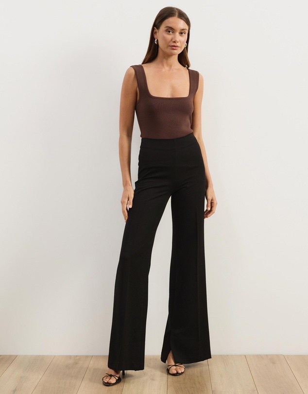 Atmos&Here - Gia Square Neck Knit Top