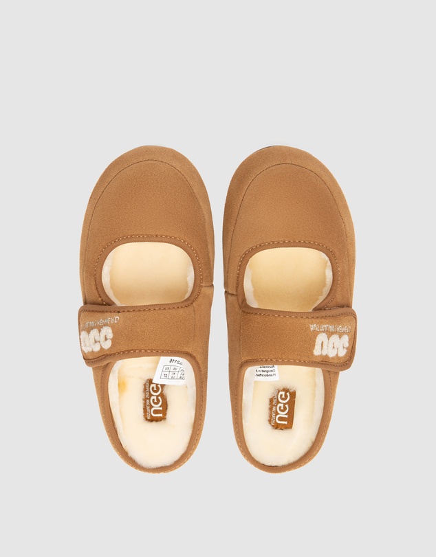 EVERAU - Australian Shepherd Ugg Velly Cow Suede Upper House Shoes