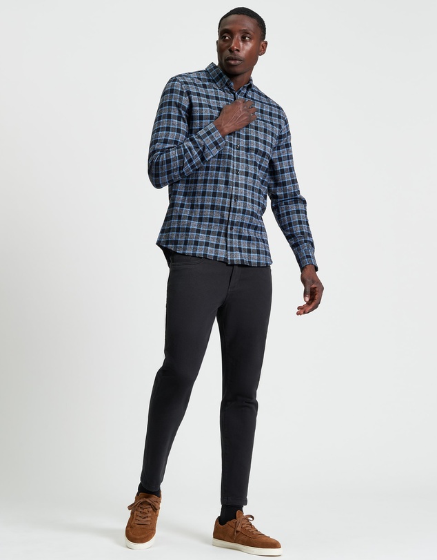 Ben Sherman - Diffused Gingham Check Long Sleeve Shirt