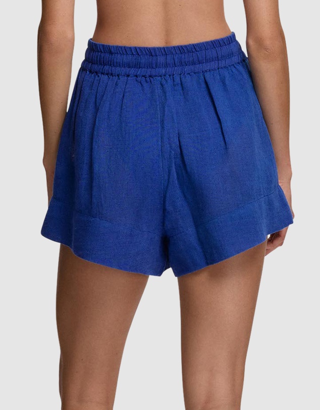 Polo Ralph Lauren - Organic Cotton & Linen High Waist Beach Short
