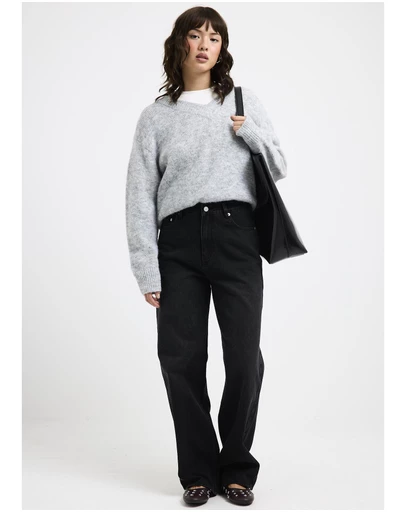 Subtitled - Tayla High Straight Denim Jeans