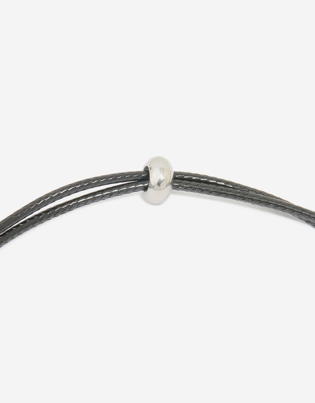 Lovisa - Waterproof Stainless Steel Large Bubble Letter E Cord Necklace