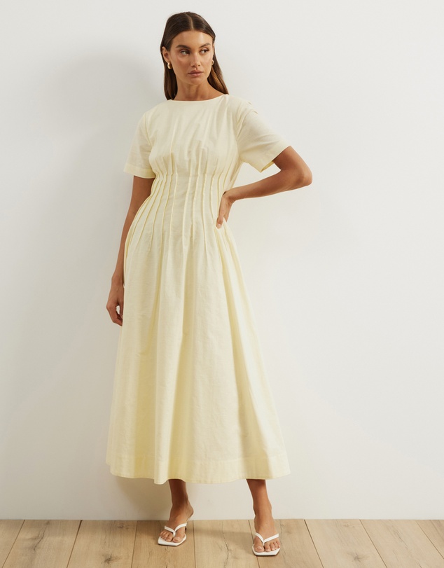 Atmos&Here - Maya Pleat Maxi Dress