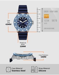 Emporio Armani - Blue Analogue Watch