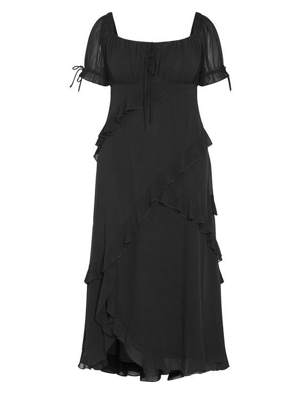 City Chic - Shayla Ruffle Maxi Dress