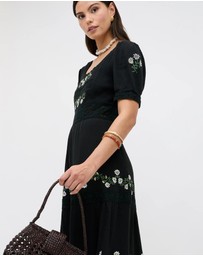 Rixo - Philippa Dress Lilia Embroidery