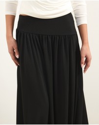 Atmos&Here - Marin Asymmetric Waistline Maxi Skirt
