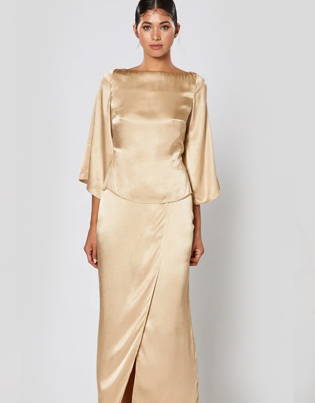 Winona - Cinta Dress Gold