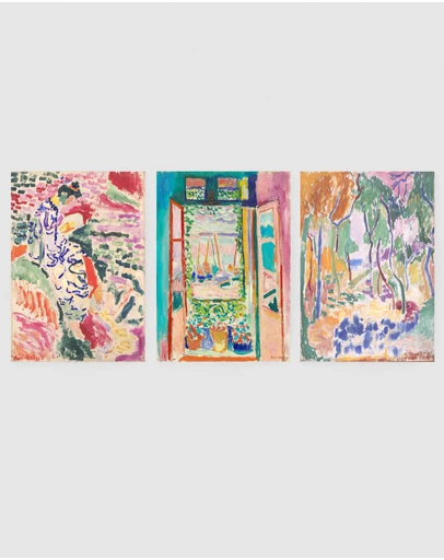Inka Arthouse - Matisse Exhibition Set of 3 Art Prints