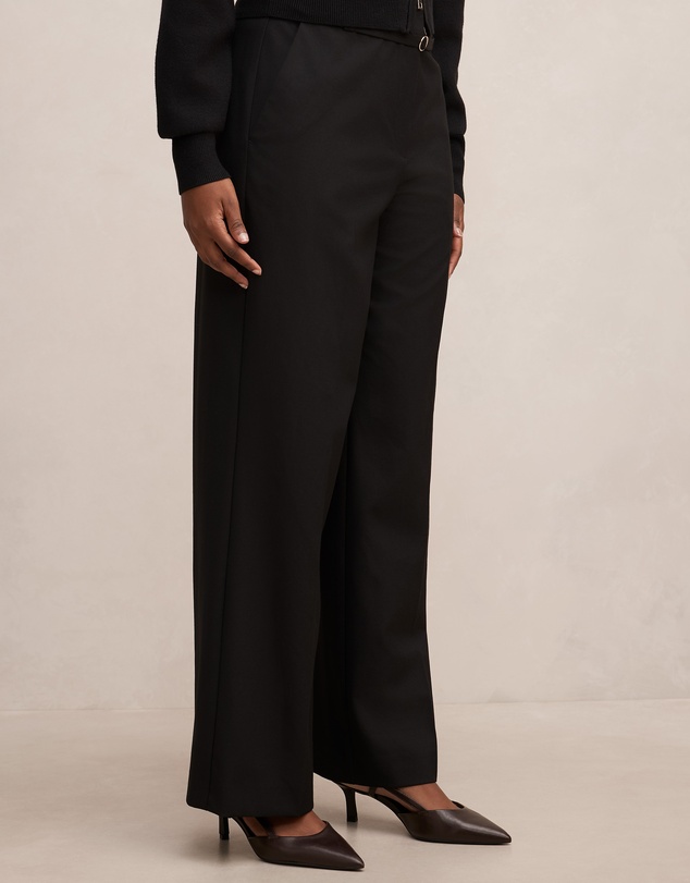 Forever New Petite - Kyla Petite Belted Straight Leg Pants