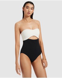 JETS - Versa Rib Cut Out Bandeau One-Piece