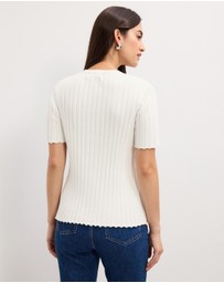 The Fated - Nessa Relaxed Knit Tee