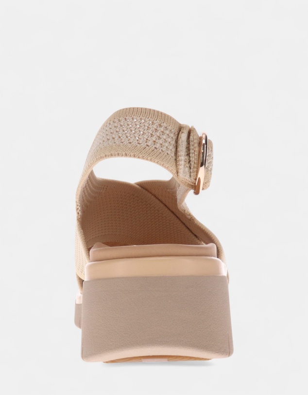 Mia Vita - Celia Wedge Sandal - Beige