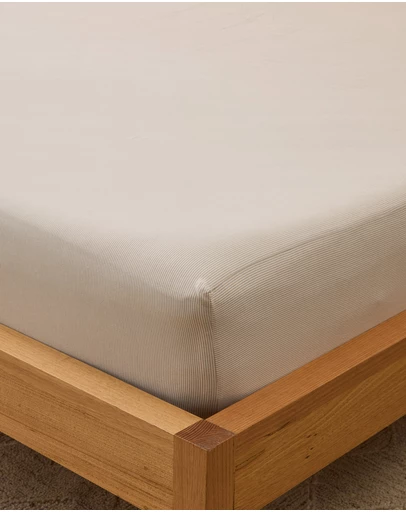 Sheet Society - Leo Washed Cotton Stripe Full Sheet Set